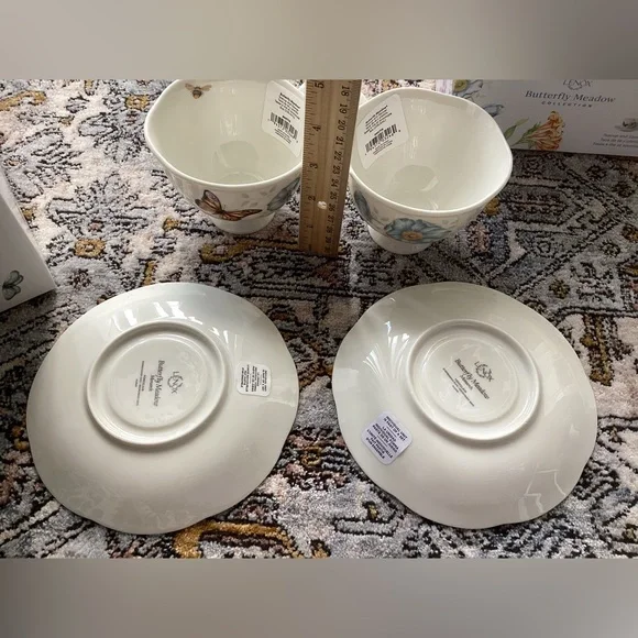 Lenox Butterfly Meadow cup & saucer x 2 - Picture 15 of 16